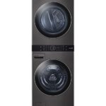 Single Unit Front Load LG WashTower with Center Control 4.5 cu. ft. Washer and 7.4 cu. ft. Electric Dryer