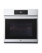 LG STUDIO 4.7 cu. ft. Smart  InstaView Electric Single Built-In Wall Oven with Air Fry & Steam Sous Vide